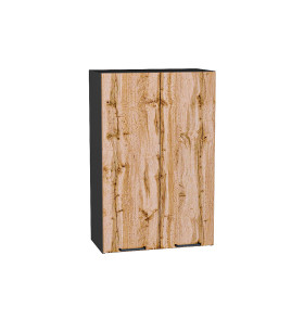 Шкаф верхний с 2-мя дверцами Флэт, цвет: Wotan Oak 2S