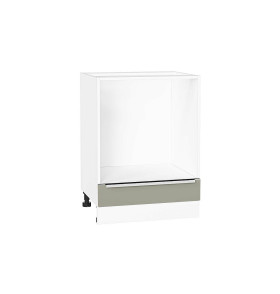 Шкаф нижний под духовку Фьюжн, цвет: Silky Grey