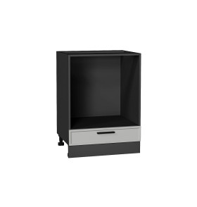 Шкаф нижний под духовку Фрейм, цвет: Grey Silk