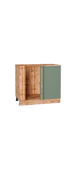 Шкаф нижний угловой Фьюжн, цвет: Silky Mint | ПЭТ, Silky Mint