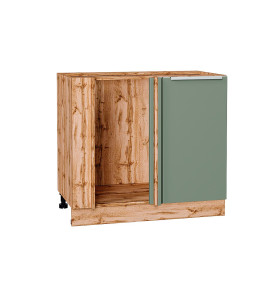 Шкаф нижний угловой Фьюжн, цвет: Silky Mint