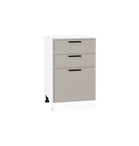 Шкаф нижний с 3-мя ящиками Фрейм, цвет: Clay Silk