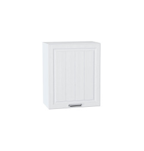 Шкаф верхний с 1-ой дверцей Прага, цвет: Белое дерево