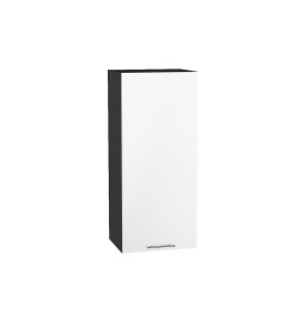 Шкаф верхний с 1-ой дверцей Валерия-М, цвет: Белый глянец