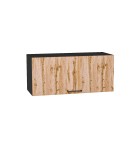 Шкаф верхний горизонтальный Флэт, цвет: Wotan Oak 2S