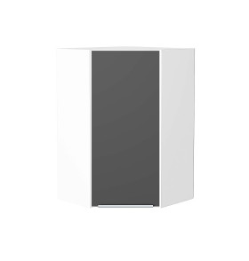 Шкаф верхний угловой Фьюжн, цвет: Stormy Silk