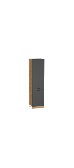 Шкаф пенал с 2-мя дверцами Фрейм, цвет: Stormy Silk | ПЭТ, Stormy Silk