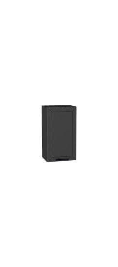 Шкаф верхний с 1-ой дверцей Глетчер, цвет: Маренго Силк | Пленка ПВХ «Soft Touch»., Маренго Силк