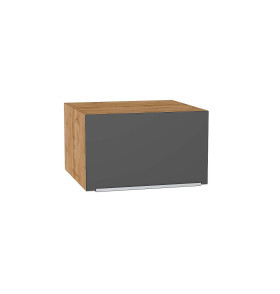 Шкаф верхний горизонтальный глубокий Фьюжн, цвет: Stormy Silk