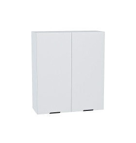 Шкаф верхний с 2-мя дверцами Евро, цвет: Белый