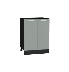 Шкаф нижний с 2-мя дверцами Квадро, цвет: Аквамарин