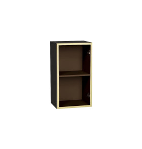 Шкаф верхний с 1-ой остекленной дверцей, цвет: Золотой