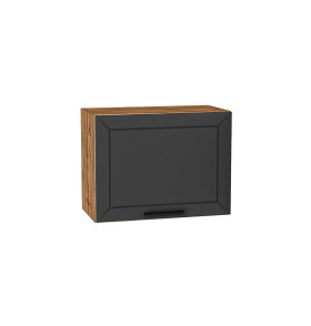 Шкаф верхний горизонтальный Глетчер, цвет: Маренго Силк