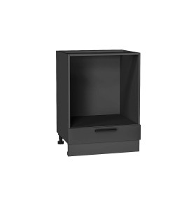 Шкаф нижний под духовку Глетчер, цвет: Маренго Силк