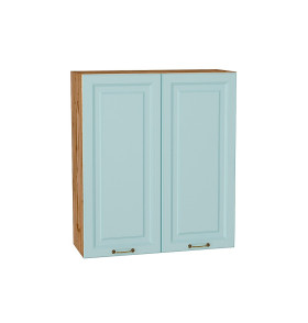 Шкаф верхний с 2-мя дверцами Ницца, цвет: Голубой