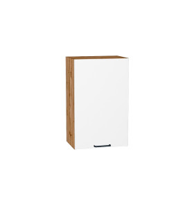 Шкаф верхний с 1-ой дверцей Флэт, цвет: White In 2S