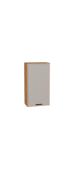 Шкаф верхний с 1-ой дверцей Фрейм, цвет: Clay Silk | ПЭТ, Clay Silk