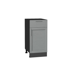 Шкаф нижний с 1-ой дверцей и ящиком Сканди, цвет: Grey Softwood