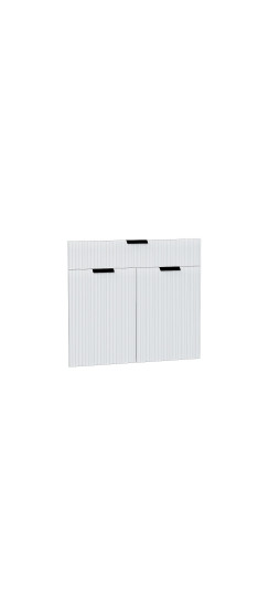 Комплект фасадов Евро Лайн для каркаса Ф-51М Н801М, цвет: Белый | Пленка ПВХ., Белый