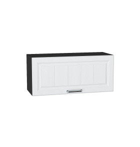 Шкаф верхний горизонтальный Прага, цвет: Белое дерево