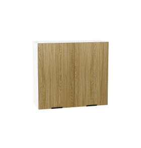 Шкаф верхний с 2-мя дверцами Евро Лайн, цвет: Дуб песочный