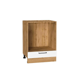 Шкаф нижний под духовку Сканди, цвет: White Silkwood