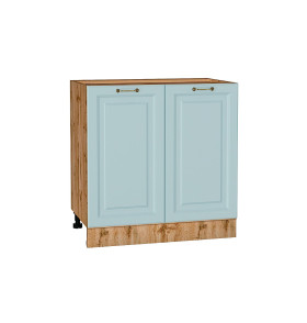 Шкаф нижний с 2-мя дверцами Ницца, цвет: Голубой