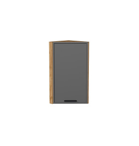 Шкаф верхний торцевой Фрейм, цвет: Stormy Silk