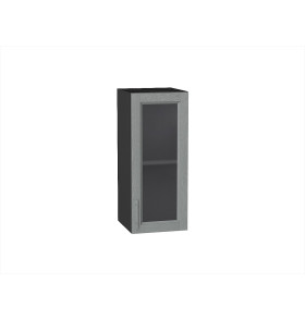 Шкаф верхний с 1-ой остекленной дверцей Сканди, цвет: Grey Softwood