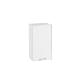 Шкаф верхний с 1-ой дверцей Квадро, цвет: Белый