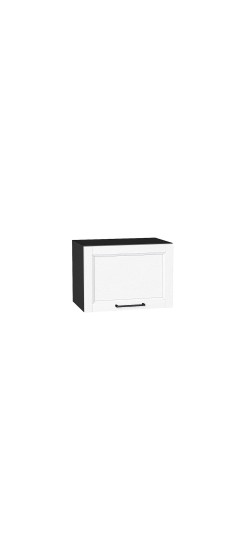 Шкаф верхний горизонтальный Сканди, цвет: White Silkwood | ПЭТ, White Silkwood