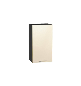 Шкаф верхний с 1-ой дверцей Валерия-М, цвет: Бежевый металлик