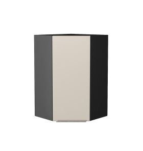 Шкаф верхний угловой Фьюжн, цвет: Cream Silk