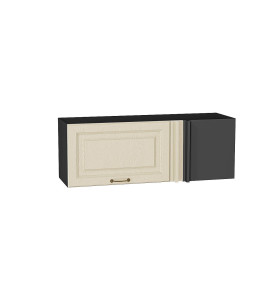 Шкаф верхний прямой угловой горизонтальный Ницца, цвет: Дуб крем