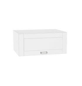 Шкаф верхний горизонтальный глубокий Лофт, цвет: White Silk