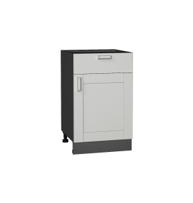 Шкаф нижний с 1-ой дверцей и ящиком Лофт, цвет: Grey Silk