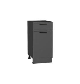 Шкаф нижний с 1-ой дверцей и ящиком Фрейм, цвет: Stormy Silk