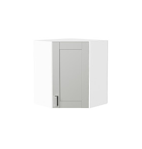 Шкаф верхний угловой Лофт, цвет: Grey Silk