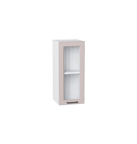 Шкаф верхний с 1-ой остекленной дверцей Барселона, цвет: Кашемир