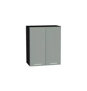 Шкаф верхний с 2-мя дверцами Квадро, цвет: Аквамарин