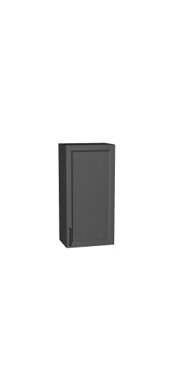 Шкаф верхний с 1-ой дверцей Сканди, цвет: Stormy Silkwood | ПЭТ, Stormy Silkwood