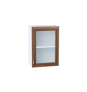 Шкаф верхний с 1-ой остекленной дверцей Шале, цвет: Brown Dreamline