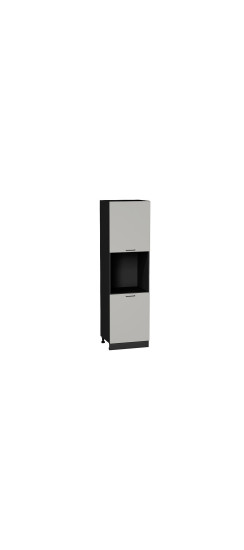 Шкаф пенал с 2-мя дверцами под технику Флэт, цвет: Light Grey In 2S | ЛДСП, Light Grey In 2S