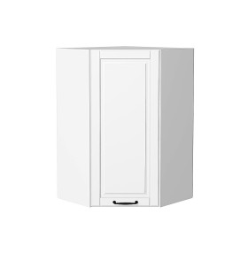 Шкаф верхний угловой Дублин, цвет: Special White