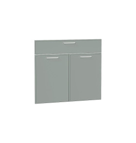 Комплект фасадов Квадро для каркаса Ф-51М Н801М, цвет: Аквамарин