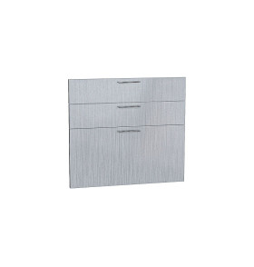 Комплект фасадов Валерия-М для каркаса Ф-53 Н803, цвет: Серый металлик дождь светлый