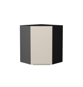 Шкаф верхний угловой Фьюжн, цвет: Cream Silk