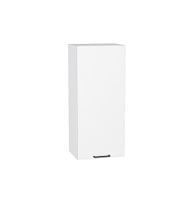 Шкаф верхний с 1-ой дверцей Флэт, цвет: White In 2S