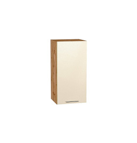 Шкаф верхний с 1-ой дверцей Валерия-М, цвет: Бежевый металлик
