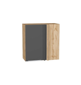 Шкаф верхний прямой угловой Фьюжн, цвет: Stormy Silk